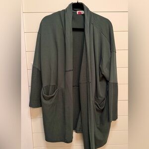 Women's Green Cardigan